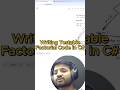 Writing Testable Factorial Code in Java/C#