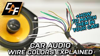 Car Audio Wiring Colors + How to interface with YOUR CAR
