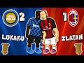 🔴Zlatan vs Lukaku!🔵 Inter Milan 2-1 AC Milan (Coppa Italia Goals Highlights Eriksen free-kick fight)