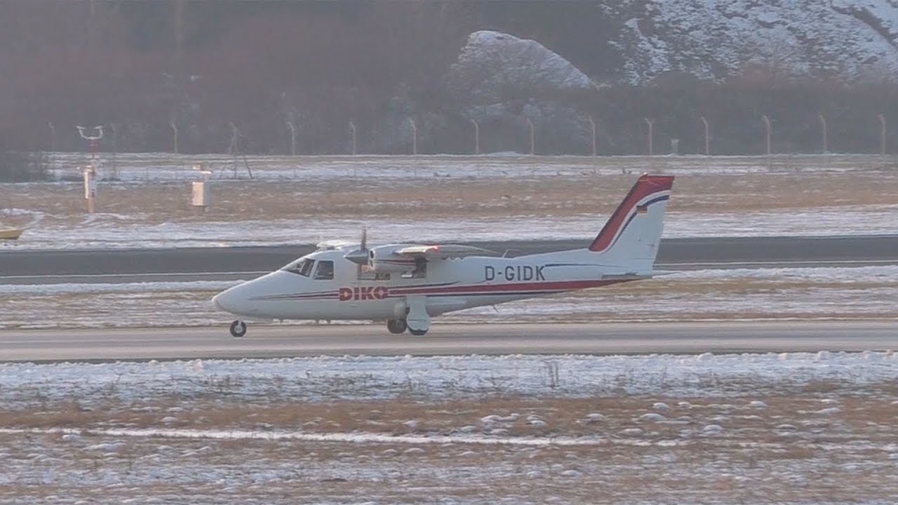 Diko Partenavia P 68c Takeoff At Graz Airport D Gidk Youtube
