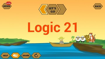 River crossing IQ game logic 21 solution