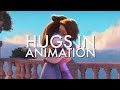 hugs in animation
