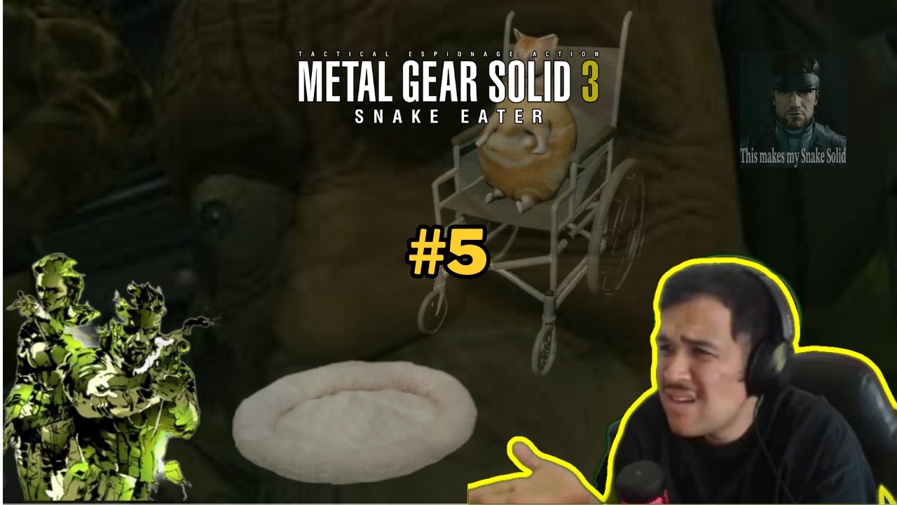 A WHEELCHAIR KO'd ME?!  [Metal Gear Solid 3: Snake Eater] [#5]