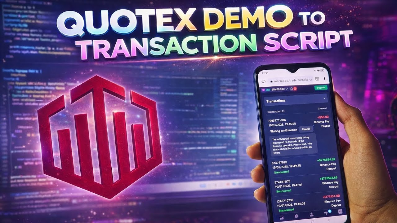 Quotex Demo To Live Transaction Script | 100% Working Method (2026 Update)