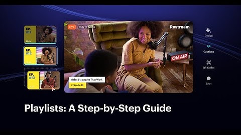 How to Live Stream Video Playlists