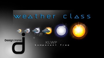 Komponent para Klwp Weather Class