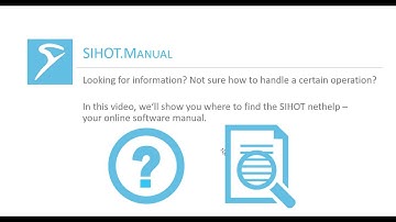 SIHOT Video Tutorial - online Manual