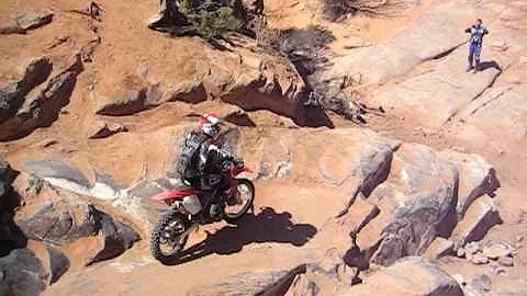 Dirt Bike Ride in Moab:  Eric Shanley - MOAB Drop,...