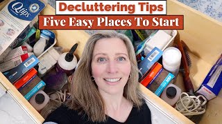Easy Decluttering Tips: Five SIMPLE Places To Get Started