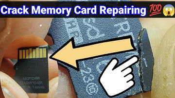 How to repair memory card at home 💯/Crack Memory card Repairing 💯✅/new method repairing memory card