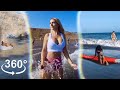 VR360 Beach Walk, Canary Islands. Oculus Quest 2 | Insta360 #vrgirl #vr360