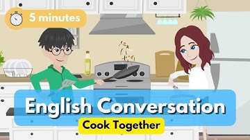 5-minute English Speaking Practice: Learn English Cooking Vocabulary Through Animated Story