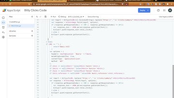 How to import Bitly Shortened Url Clicks into Google Sheets