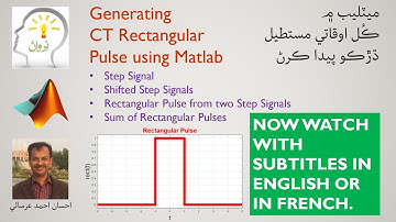 Generating Rectangular Pulses in MATLAB