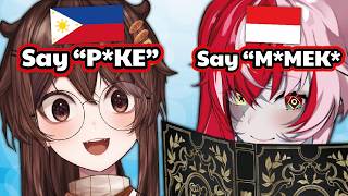 Ollie and Pan exchange this SUSSY words in Bahasa and Tagalog
