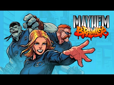 Mayhem Brawler полное прохождение на первую концовку без слов