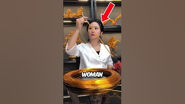 Beautiful Golden Wire Art 😇