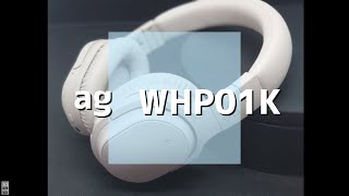 【ワイヤレスノイキャンヘッドホン】ag 「WHP01K」を買ってみた！(1万以下)