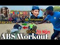 20 min six pack abs workout at home  no equipment viral 