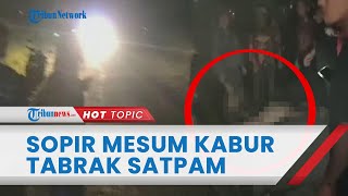 Terpergok Mesum, Sopir Angkot di Sukabumi Panik Lansung Tancap Gas lalu Tabrak Satpam hingga Tewas