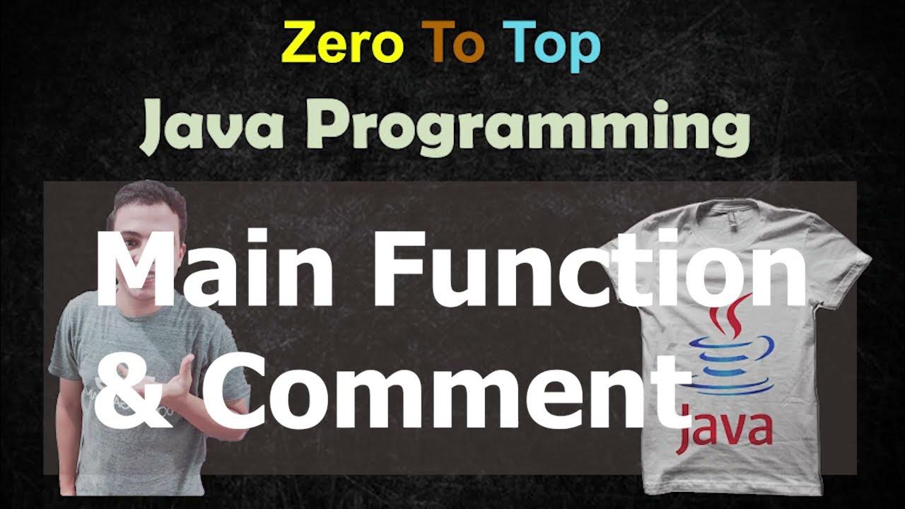Main Function & Comment - YouTube