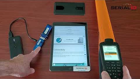 Manually Connect the Gallagher HR5 Livestock RFID Reader to an iPad with a SPP-BLE Bridge