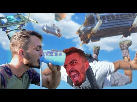 GERÇEK HAYATTA FORTNITE OYNADIM!! w/Fake Ninja