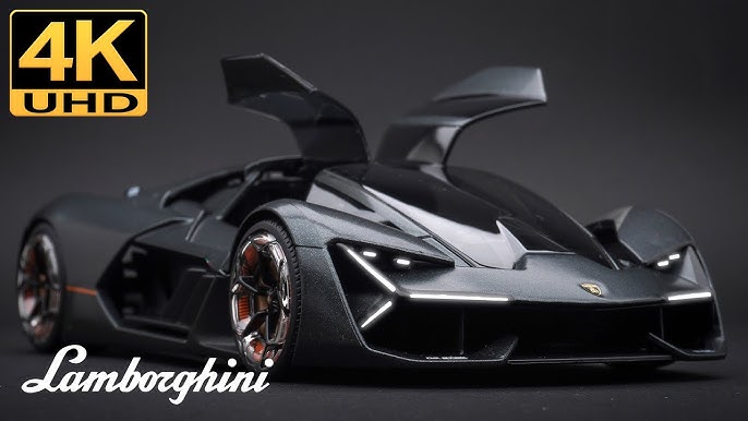 Modellini Auto LAMBORGHINI TERZO MILLENNIO 2019 ACID GREEN Scala 1 24 Burago