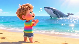 Whale Song In The Ocean 🐋🌊 | Learn Sea Animals for Kids | Fun Ocean Adventure