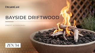 Bayside Driftwood Ceramic Log Set - Fire Pit Accessories | DreamCast