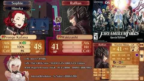Citra Emulator - OBS Studio Overlay Experiment (Fire Emblem Fates)