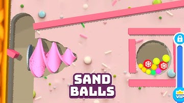 Sand Balls Candy Island All Levels Gameplay Walkthrough (iOS,Android)