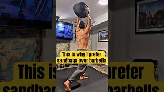 What suits you better? Barbell or sandbag? Or both? #sandbagtraining #sandbagworkout #sandbag
