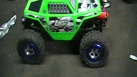 losi micro rock crawler with 4-wheel steering