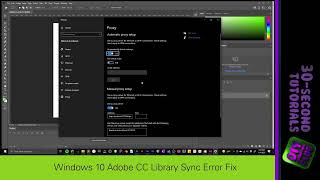 Adobe CC Library 'We Have Detected A Problem With Your Network Settings' Windows 10 Sync Error FIX
