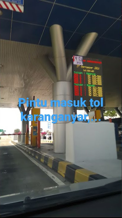 pintu masuk tol karanganyar