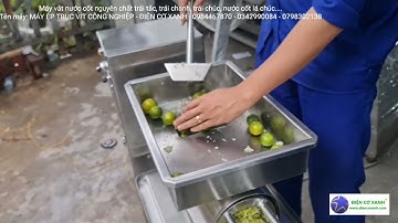 Máy vắt nước cốt tắc, chanh, chúc - Điện Cơ Xanh - 0984467870 - 0342990084 - 0798302138