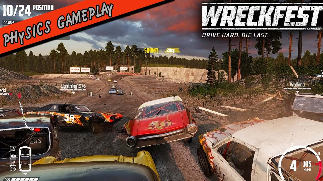 Wreckfest PHYSICS Gameplay PC | 1080p - YouTube