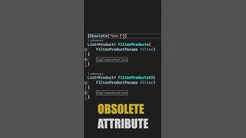 How To Deprecate Methods With Obsolete Attribute #shorts