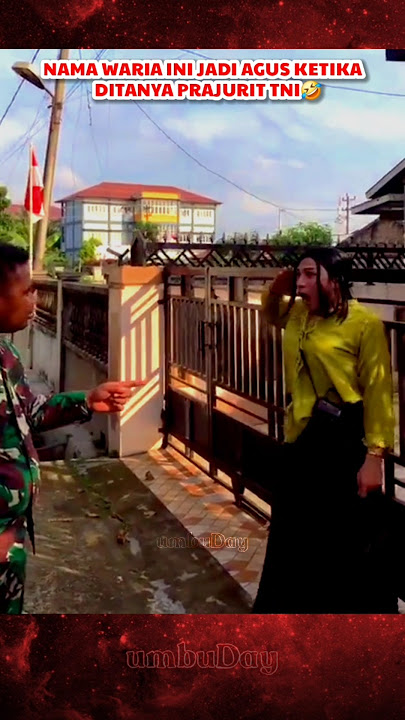Ditanya prajurit TNI, waria ini seketika mengaku kalau namanya agus #tni #tniindonesia #bravo
