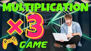 3X Multiplication Game Brain Break Exercise Movement Activity Math Game Times Tables