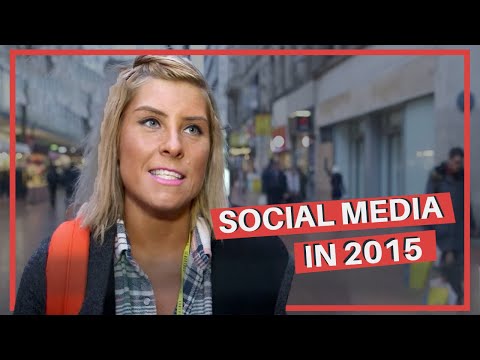 How did people use social media in 2015?