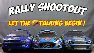 Rally Shootout - Carisma M48S CEN Racing Puma Rally 1 HPI WR8 Flux