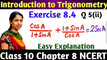 Exercise 8.4 Q 5(ii) || Introduction to Trigonometry  || CLASS 10 CHAPTER 8 MATHS NCERT
