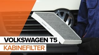 Montering af Pollenfilter VW MULTIVAN V (7HM, 7HN, 7HF, 7EF, 7EM, 7EN): gratis video