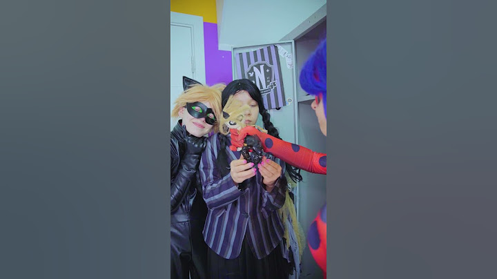 Wednesday Sigma controls Super Cat Noir with a voodoo doll! #trending #funny #wednesday