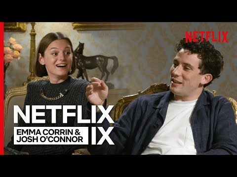 Charles and Diana Chat - Josh O'Connor and Emma Corrin | The Crown