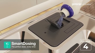 How it works • Gorenje • UltraClean Dishwashers • SmartDosing- Animation