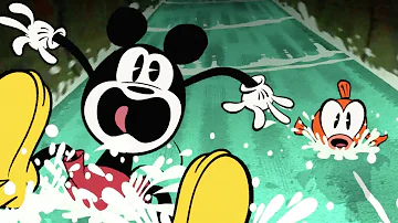 Flushed! | A Mickey Mouse Cartoon | Disney Shorts