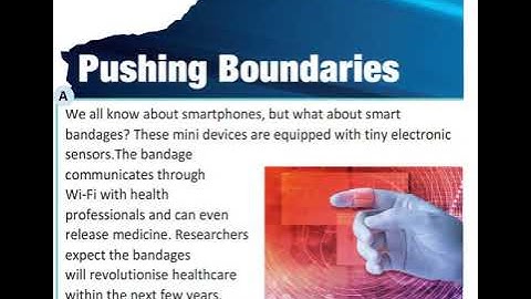 Pushing Boundaries (Text) Aspect 11 Module 5